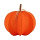 Glitzhome 32"H Fall 3D Lighted  Foldable Pumpkin Outdoor Décor with 100 Golden Hued LED Lights & Timer