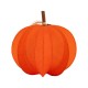 Glitzhome 32"H Fall 3D Lighted  Foldable Pumpkin Outdoor Décor with 100 Golden Hued LED Lights & Timer