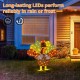 Glitzhome 35.5"L 2.5D Thanksgiving Lighted  Fabric Turkey  Outdoor Decor with 100 warm White LED Lights