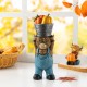 Glitzhome 10.5"H Fall Resin Highland Cow Table Decor