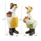 Glitzhome S/2 Fall Resin Geese Table Decor