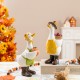 Glitzhome S/2 Fall Resin Geese Table Decor