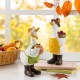 Glitzhome S/2 Fall Resin Geese Table Decor