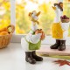 Glitzhome S/2 Fall Resin Geese Table Decor