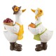 Glitzhome S/2 Fall Resin Geese Table Decor