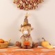 Glitzhome 17.75"H Fall Fabric Highland Cow Shelf Sitter