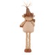 Glitzhome 25"H-35"H Fall Fabric Highland Cow Porch Decor With Telescoping Legs