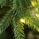 Glitzhome 6ft Pre-Lit Green Slim Fir Artificial Christmas Tree with 250 Warm White and Multi-Color Lights, 9 Function with Remote