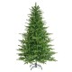 Glitzhome 6ft Pre-Lit Green Full Fir Artificial Christmas Tree with 300 Warm White and Multi-Color Twinkling Lights, 10 Function with Foot Pedal and Remote
