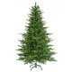 Glitzhome 6ft Pre-Lit Green Full Fir Artificial Christmas Tree with 300 Warm White and Multi-Color Twinkling Lights, 10 Function with Foot Pedal and Remote