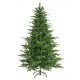 Glitzhome 6ft Pre-Lit Green Full Fir Artificial Christmas Tree with 300 Warm White and Multi-Color Twinkling Lights, 10 Function with Foot Pedal and Remote