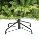 Glitzhome 6ft Pre-Lit Green Full Fir Artificial Christmas Tree with 300 Warm White and Multi-Color Twinkling Lights, 10 Function with Remote and Foot Pedal
