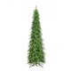 Glitzhome 11ft Pre-Lit Green Pencil Spruce Artificial Christmas Tree with 800 Warm White and Multi-color Lights, 9 Function with Remote,Simple Setup