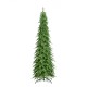 Glitzhome 11ft Pre-Lit Green Pencil Spruce Artificial Christmas Tree with 800 Warm White and Multi-color Lights, 9 Function with Remote,Simple Setup