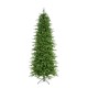 Glitzhome 9ft Pre-Lit Green Slim Fir Artificial Christmas Tree with 1850 Warm White and Multi-Color Chasing and Twinkling Lights, 9 Function with Foot Pedal and Remote
