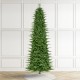 Glitzhome 11ft Pre-Lit Green Slim Fir Artificial Christmas Tree with 2700 Warm White and Multi-Color Chasing and Twinkling Lights, 9 Function with Foot Pedal and Remote