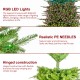 Glitzhome 7ft Pre-Lit Green Full Fir Artificial Christmas Tree with 460 Multi-Color RGB Lights, Remote Control