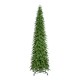 Glitzhome 15ft Pre-Lit Green Pencil Spruce Artificial Christmas Tree with 1500 Warm White and Multi-color Lights, 9 Function with Remote, Simple Setup