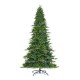 Glitzhome 11ft Pre-Lit Green Full Fir Artificial Christmas Tree with 3150 Warm White and Multi-Color Chasing and Twinkling Lights, 9 Function with Foot Pedal and Remote, Simple Setup