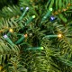 Glitzhome 11ft Pre-Lit Green Full Fir Artificial Christmas Tree with 3150 Warm White and Multi-Color Chasing and Twinkling Lights, 9 Function with Foot Pedal and Remote, Simple Setup