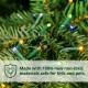 Glitzhome 15ft Pre-Lit Green Full Fir Artificial Christmas Tree with 5000 Warm White and Multi-Color Chasing and Twinkling Lights, 9 Function with Foot Pedal and Remote, Simple Setup