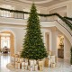 Glitzhome 15ft Pre-Lit Green Full Fir Artificial Christmas Tree with 5000 Warm White and Multi-Color Chasing and Twinkling Lights, 9 Function with Foot Pedal and Remote, Simple Setup