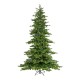 Glitzhome 9ft Pre-Lit Green Full Fir Artificial Christmas Tree with 900 Warm White and Multi-Color C4 Strawberry Lights, 9 Function with Foot Pedal,Simple Setup