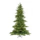 Glitzhome 9ft Pre-Lit Green Full Fir Artificial Christmas Tree with 900 Warm White and Multi-Color C4 Strawberry Lights, 9 Function with Foot Pedal,Simple Setup