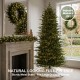Glitzhome 7.5ft Pre-Lit Green Full Fir Memory wire Artificial Christmas Tree with 2000 Micro Lights, 10 Function, Remote Control
