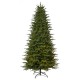 Glitzhome 9ft Pre-Lit Green Full Fir Memory wire Artificial Christmas Tree with 3000 Micro Lights, 10 Function, Remote Control