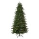 Glitzhome 9ft Pre-Lit Green Full Fir Memory wire Artificial Christmas Tree with 3000 Micro Lights, 10 Function, Remote Control