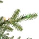 Glitzhome 9ft Pre-Lit Green Full Fir Memory wire Artificial Christmas Tree with 3000 Micro Lights, 10 Function, Remote Control