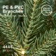 Glitzhome 9ft Pre-Lit Green Full Fir Memory wire Artificial Christmas Tree with 3000 Micro Lights, 10 Function, Remote Control