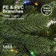 Glitzhome 7.5ft Pre-Lit Green Full Fir Artificial Christmas Tree with 680 C3 Clear Lights, 10 Function, Remote Control