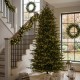 Glitzhome 7.5ft Pre-Lit Green Full Fir Artificial Christmas Tree with 680 C3 Clear Lights, 10 Function, Remote Control