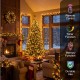 Glitzhome 27ft 400 LED Christmas Twinkle Cluster Lights, 10 Function