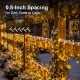 Glitzhome 27ft 400 LED Christmas Twinkle Cluster Lights, 10 Function