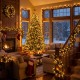 Glitzhome 54ft 800 LED Christmas Twinkle Cluster Lights, 10 Function
