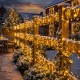 Glitzhome 54ft 800 LED Christmas Twinkle Cluster Lights, 10 Function