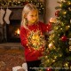 Glitzhome 54ft 800 LED Christmas Twinkle Cluster Lights, 10 Function