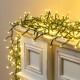 Glitzhome 54ft 800 LED Christmas Twinkle Cluster Lights, 10 Function
