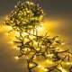 Glitzhome 54ft 800 LED Christmas Twinkle Cluster Lights, 10 Function