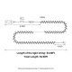 Glitzhome 54ft 800 LED Christmas Twinkle Cluster Lights, 10 Function
