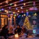 Glitzhome 17ft Christmas RGB Snowflake String Lights with 12 drops