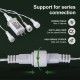 Glitzhome 15.5ft 6-Pack Christmas C9 Strawberry Jumbo Stake Lights