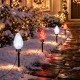 Glitzhome 15.5ft 6-Pack Christmas C9 Strawberry Jumbo Stake Lights