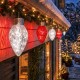 Glitzhome 15.5ft 6-Pack Christmas C9 Strawberry Jumbo Stake Lights