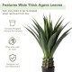 Glitzhome 3.25ft. Faux Agave Plant in Pot