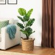 Glitzhome 3.5ft. Faux Monstera deliciosa Liebm in Pot