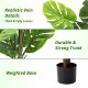 Glitzhome 3.5ft. Faux Monstera deliciosa Liebm in Pot